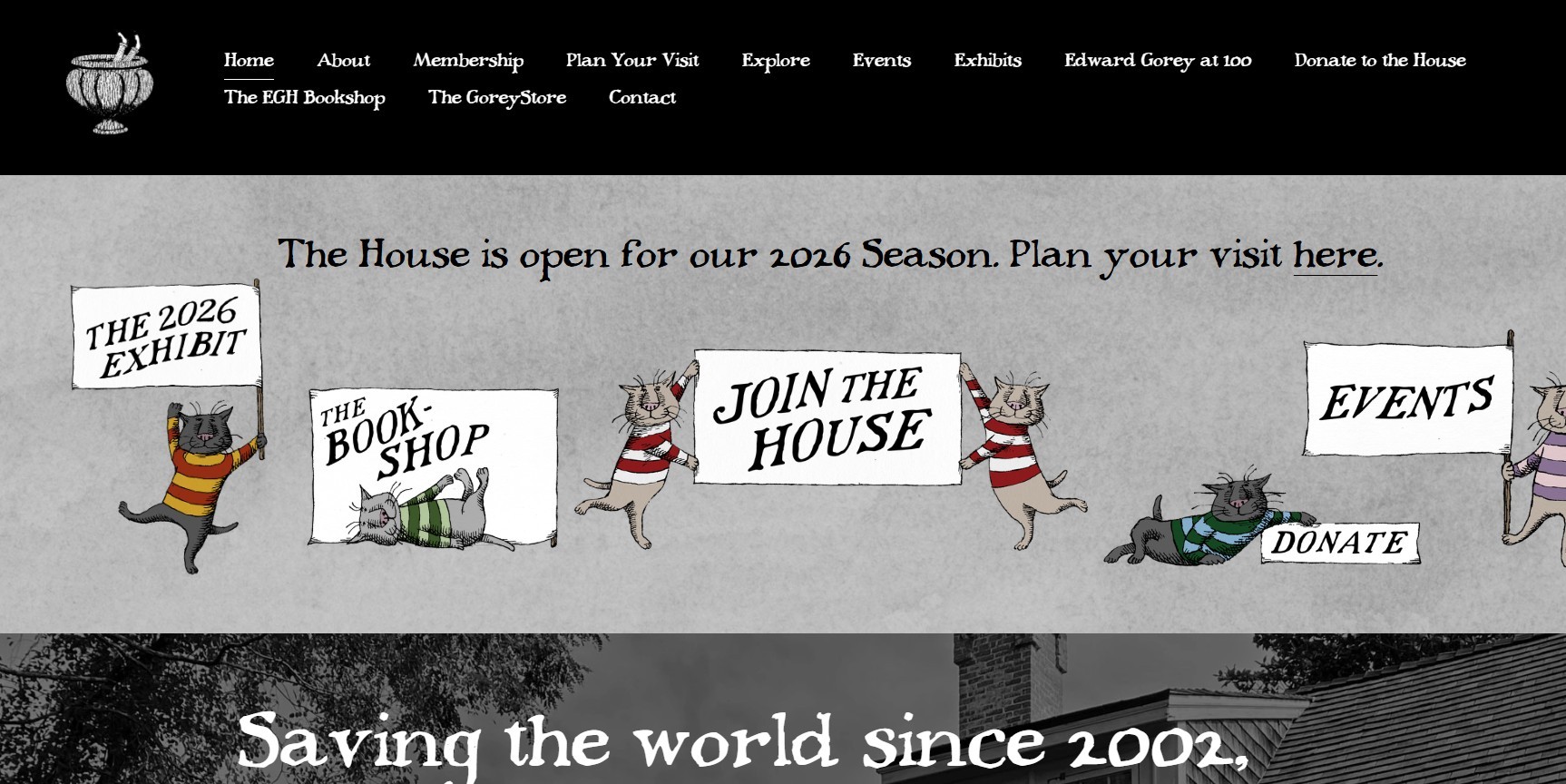 Visit the Edward Gorey House